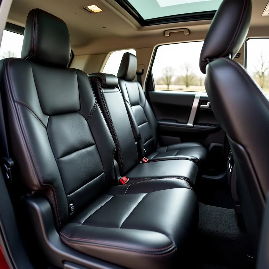 Toyota 4Runner with stylish leather car seat covers