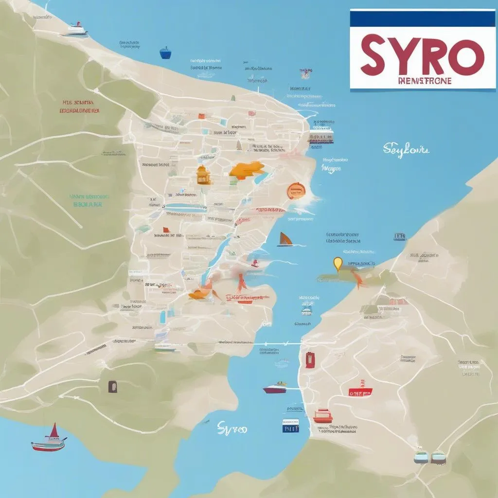 Syros Island Map