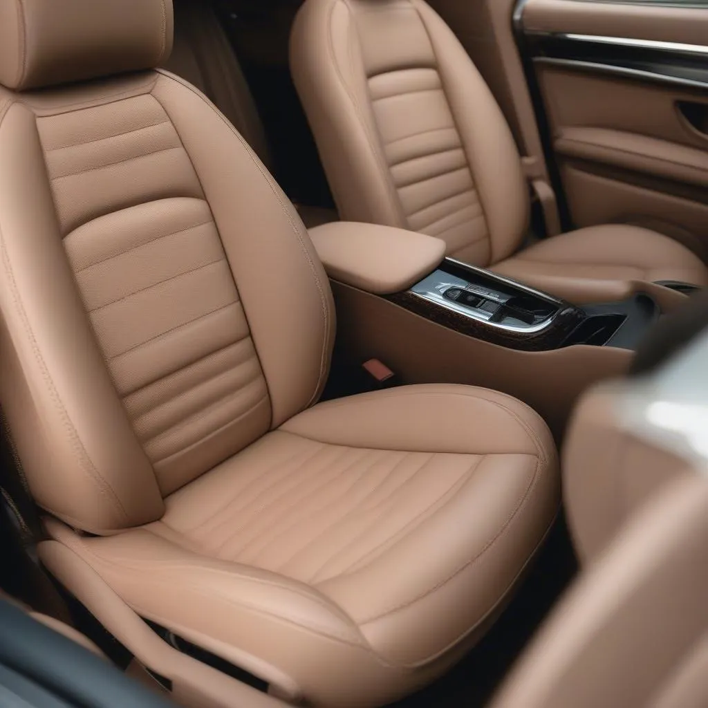 Tallow-based skin care products for leather car seats