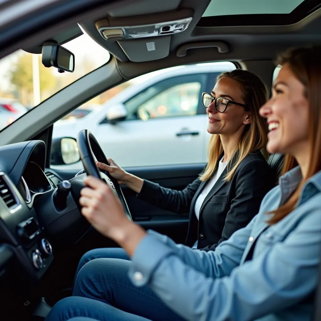 Test Driving a Used Car at Tulley Automotive