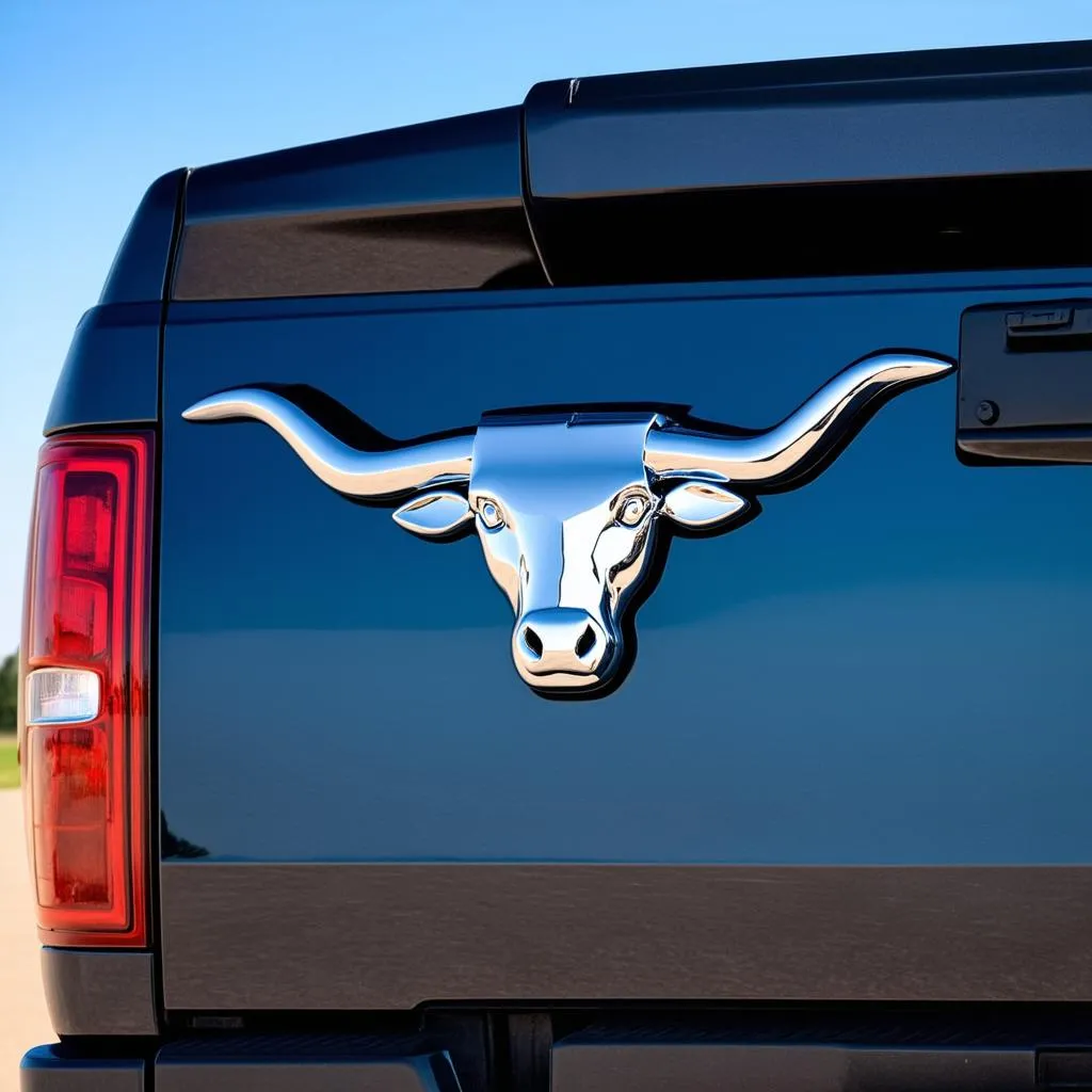 Texas Longhorn car emblem