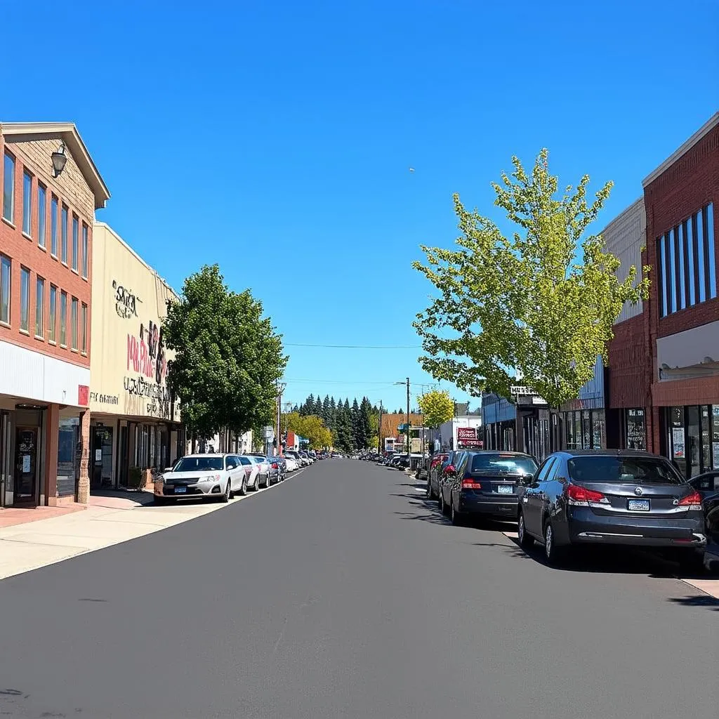 Street in Tigard