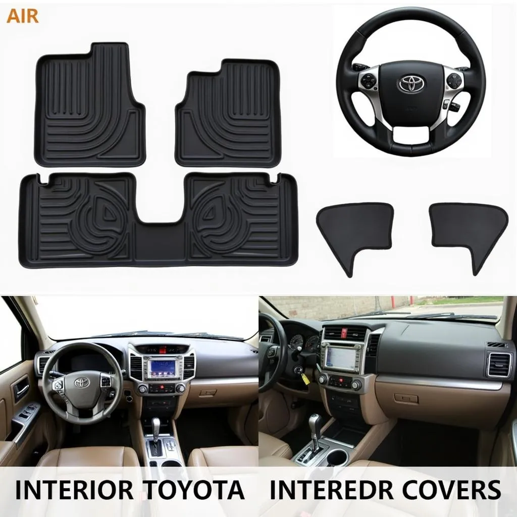 Various car accessories for Toyota 4Runner interior