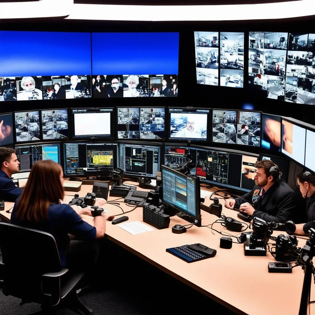 TV Studio Control Room