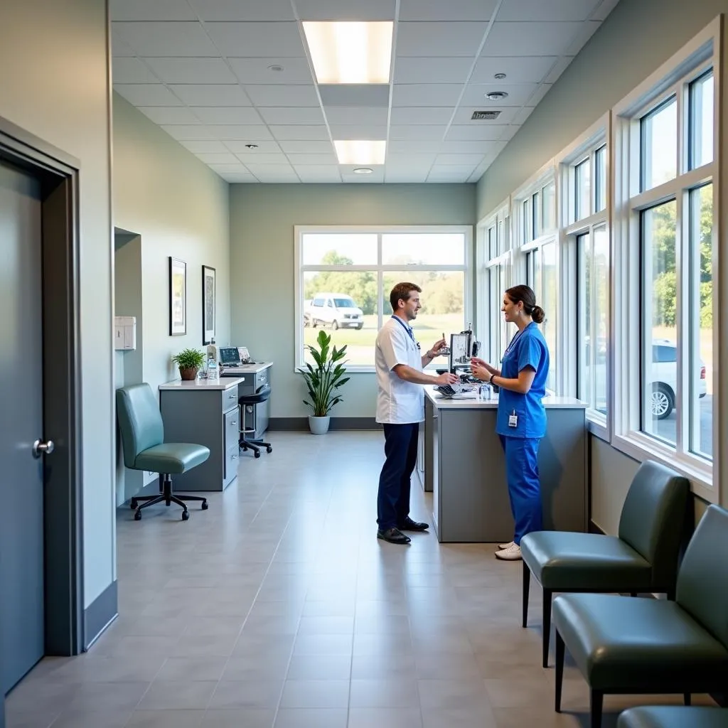 Modern urgent care clinic in Topsail NC