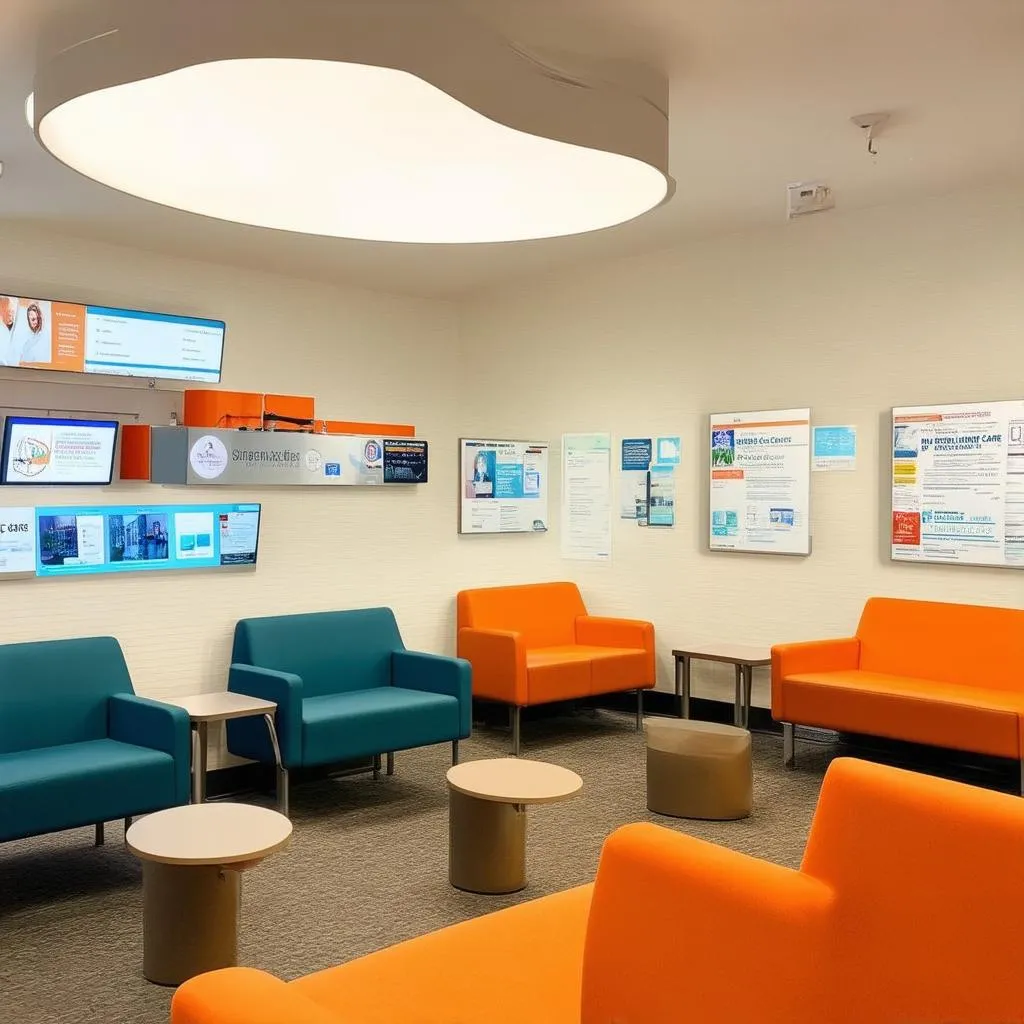 Modern and Welcoming Urgent Care Waiting Area