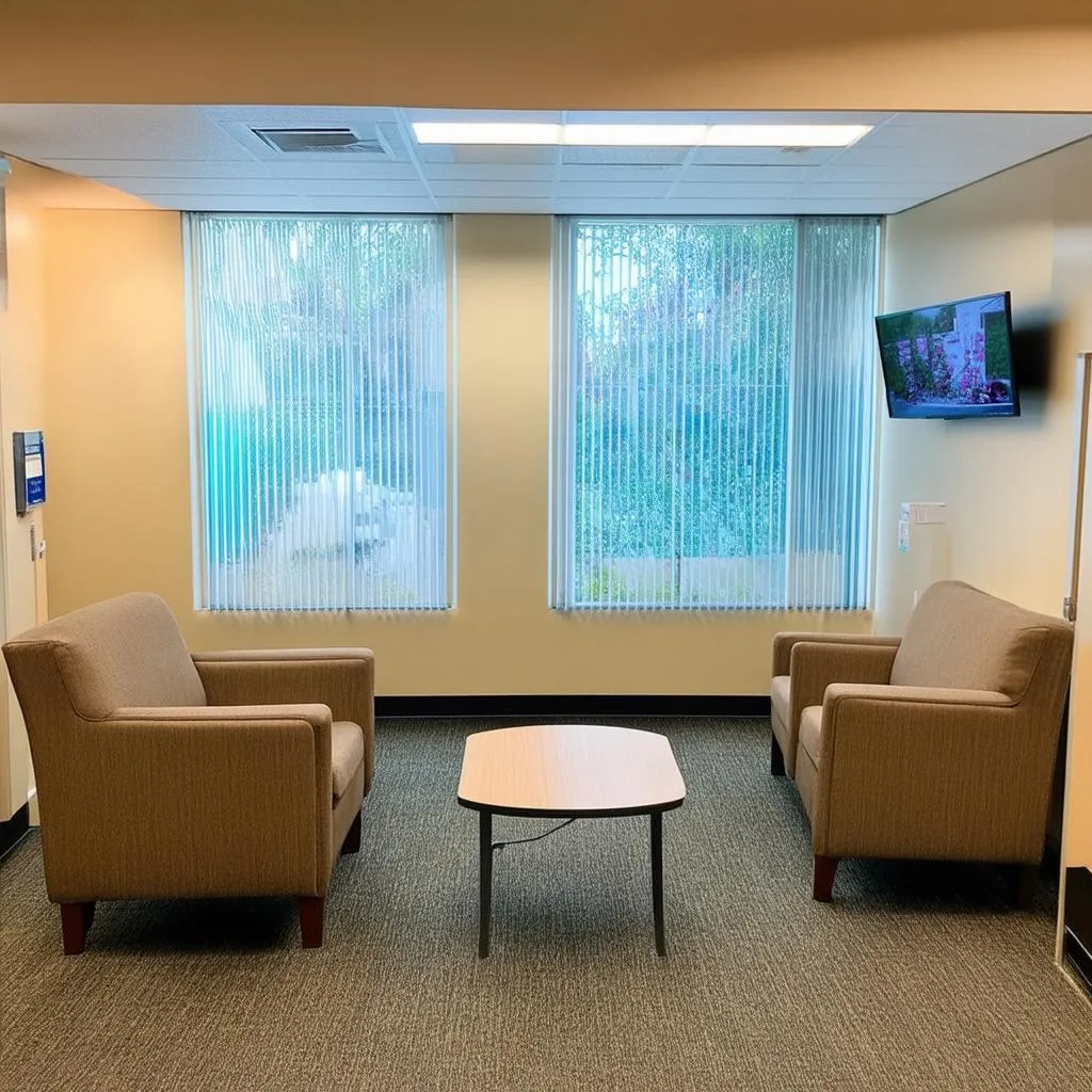 Modern and Welcoming Waiting Area