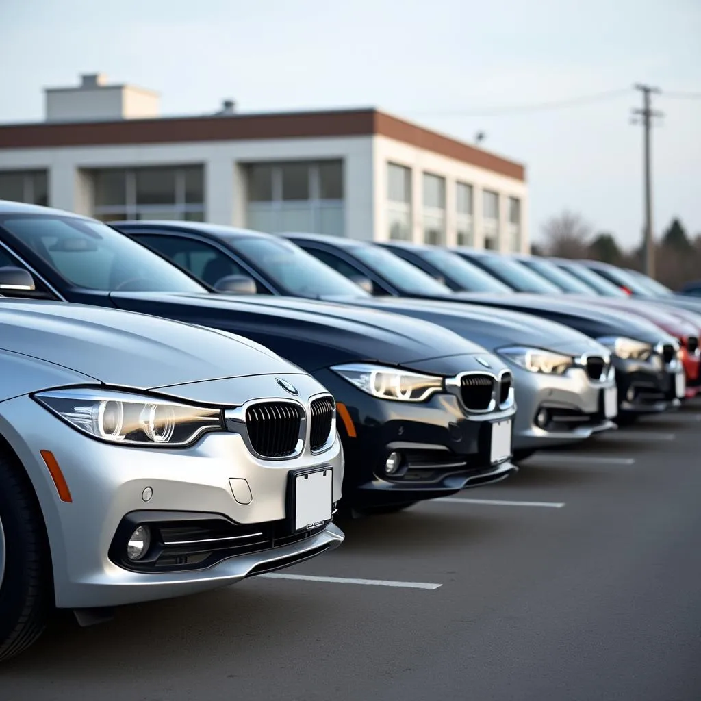 Used BMW 3 Series at a dealership