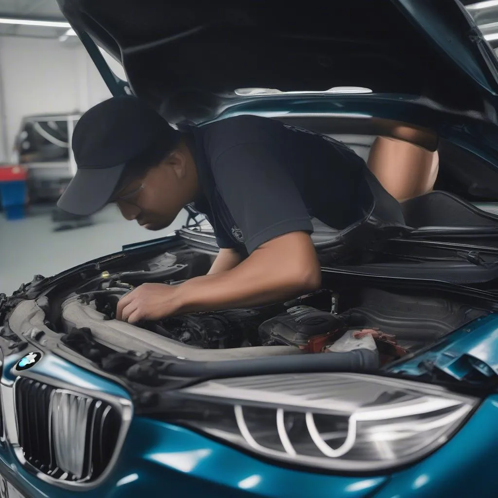 BMW Engine Installation