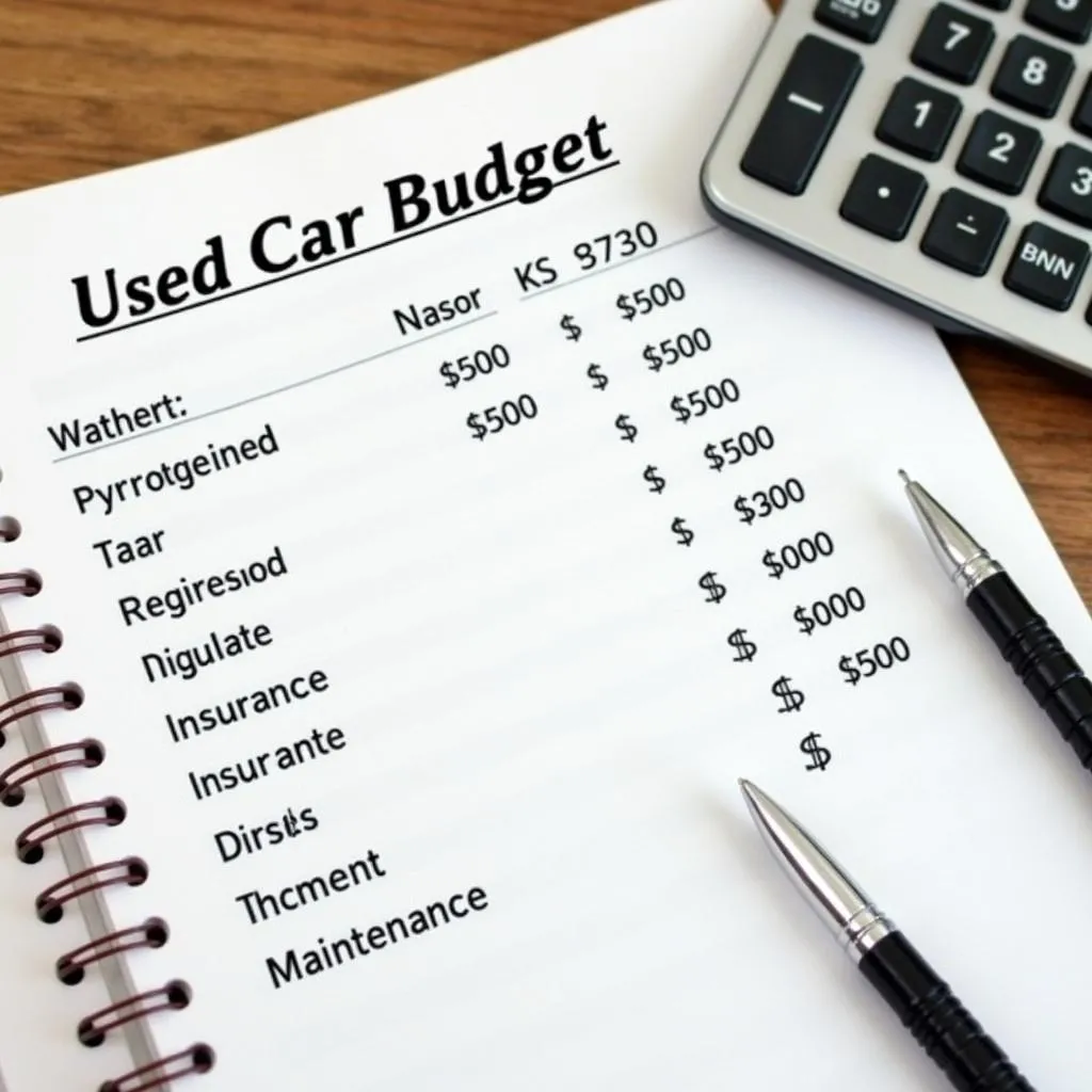 Planning Your Used Car Budget