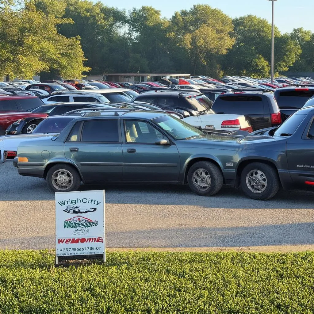 Used Car Lot in Wright City