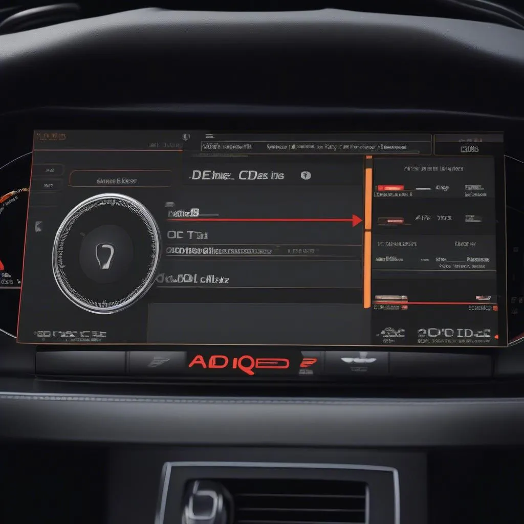 Audi Q7 Dashboard with VCDS