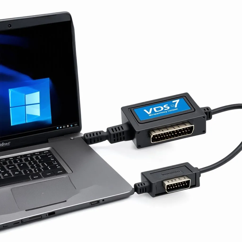 VCDS interface connected to Windows 7