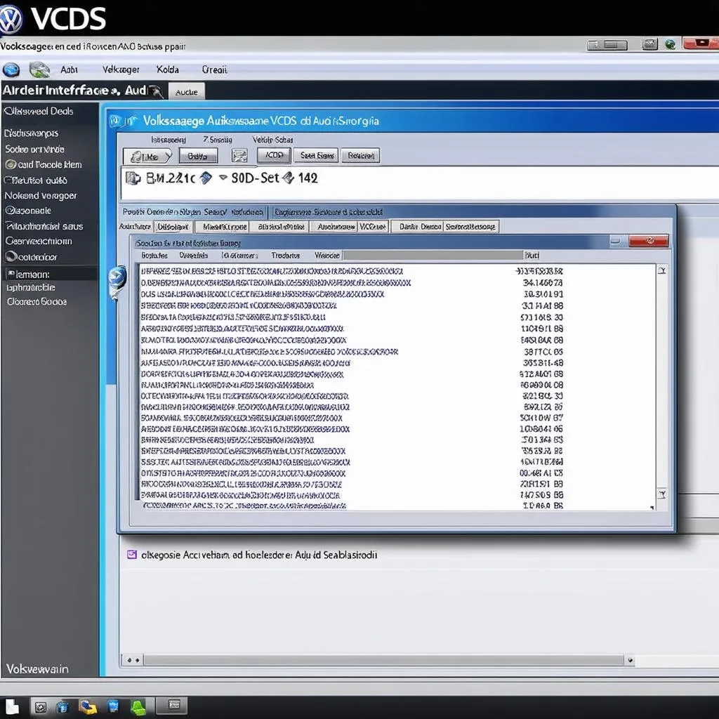 VCDS Software on a Computer