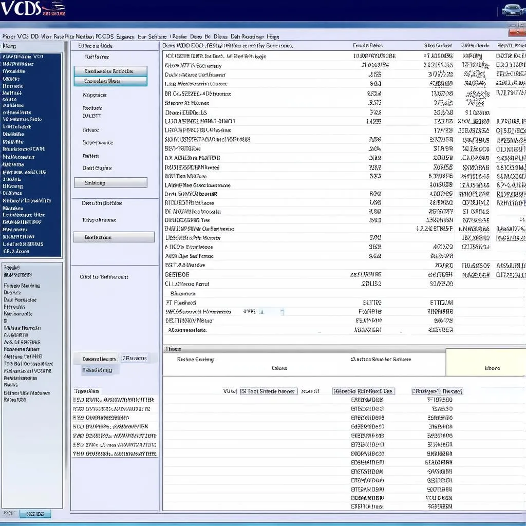 VCDS software interface