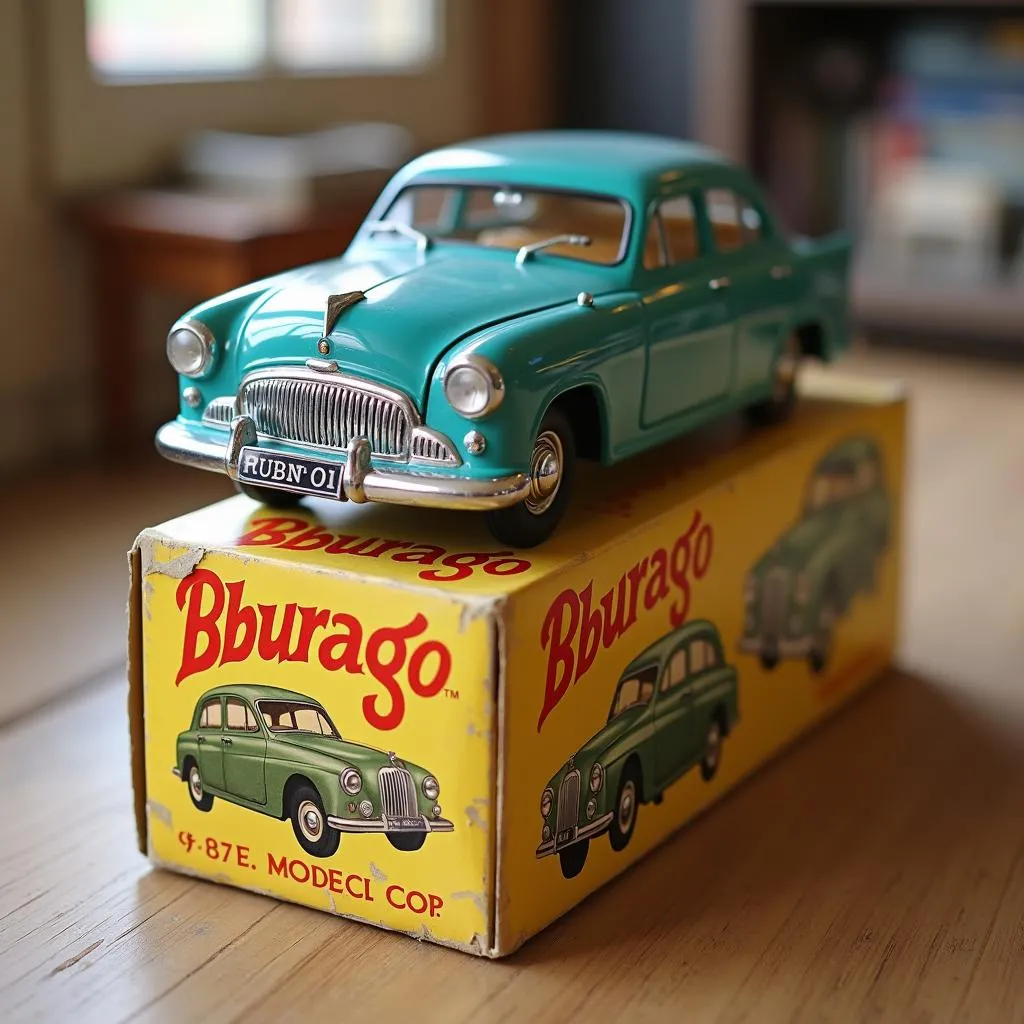 Vintage Bburago Model Car in Original Box