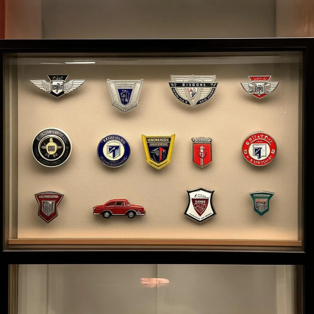 Antique Car Emblem Collection