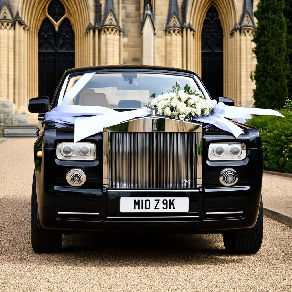 Vintage Rolls Royce Wedding Car