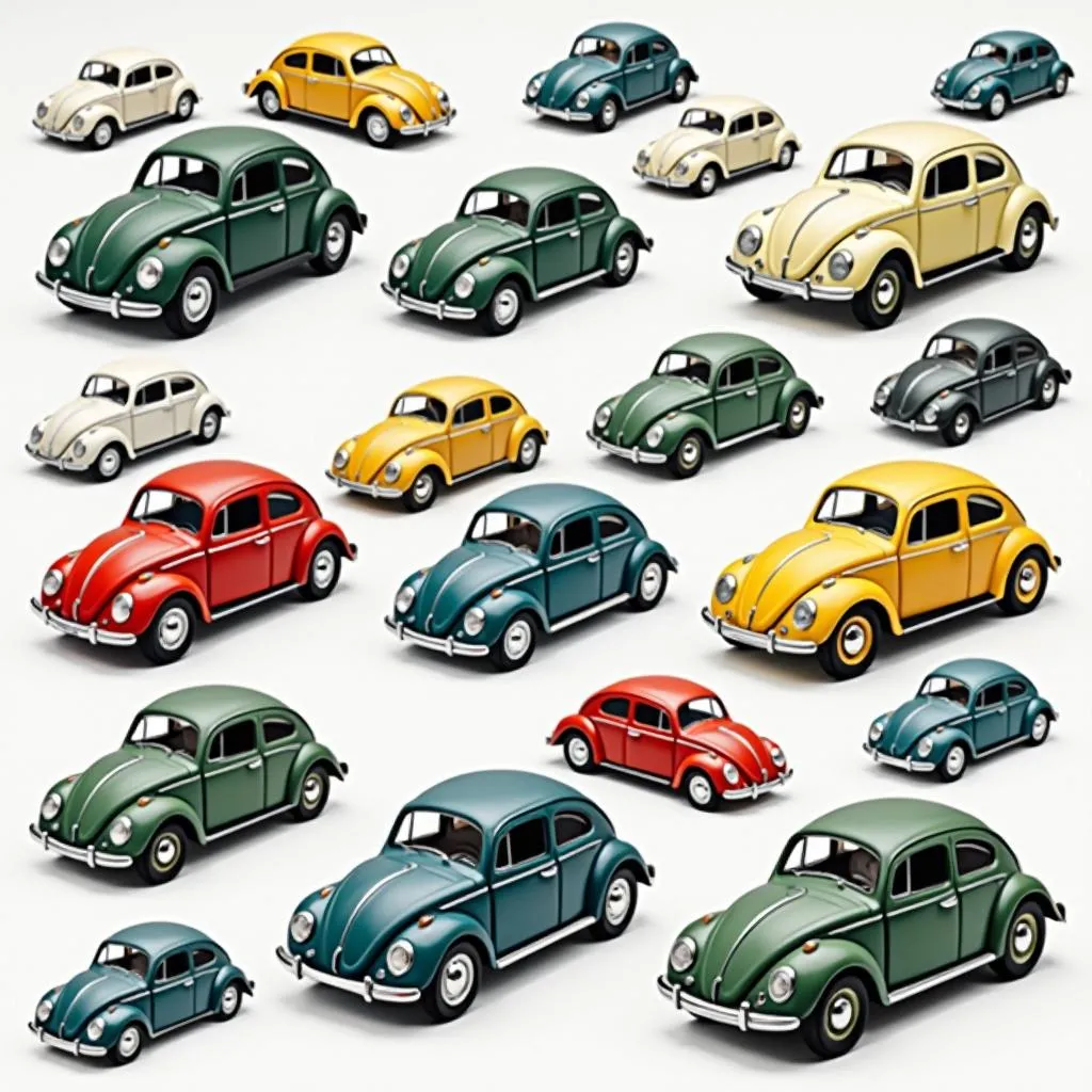 Die Cast Volkswagen Beetle Model Cars