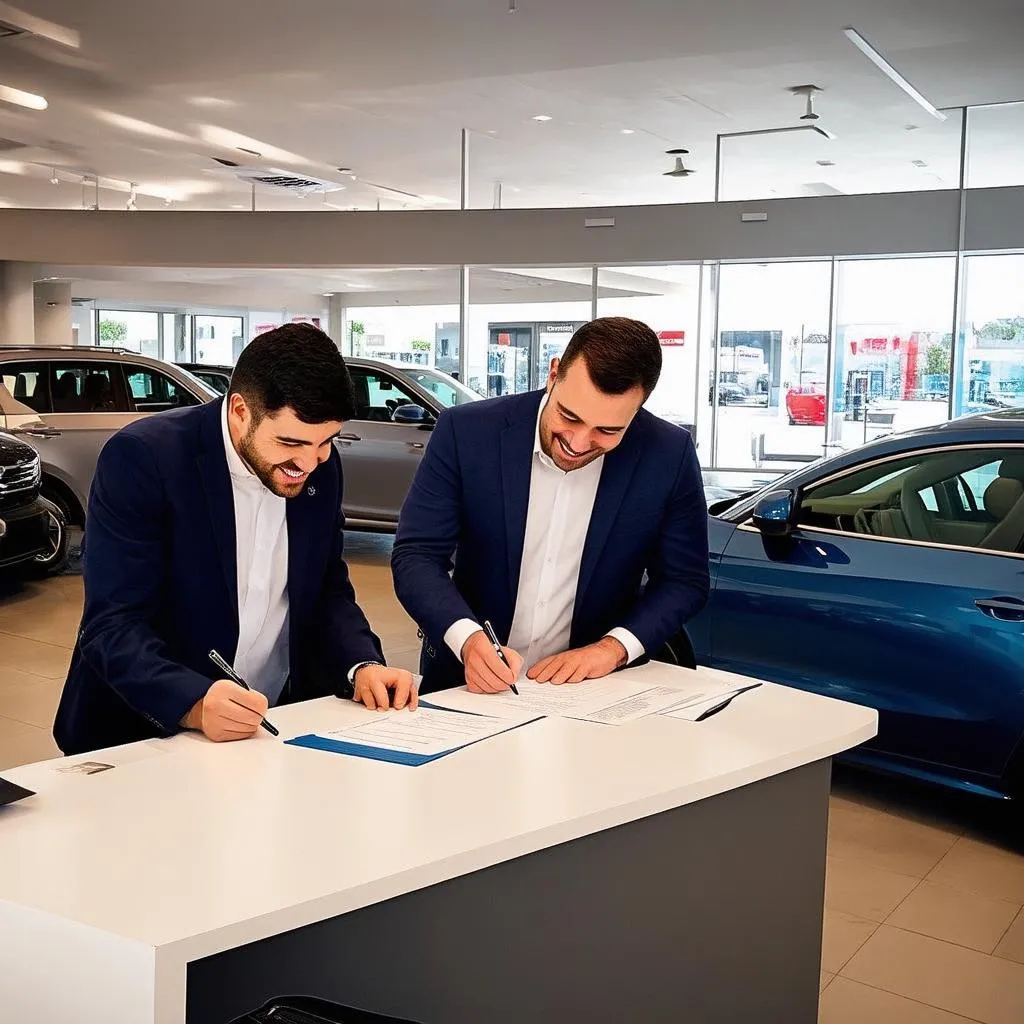 Volkswagen Dealership Interior