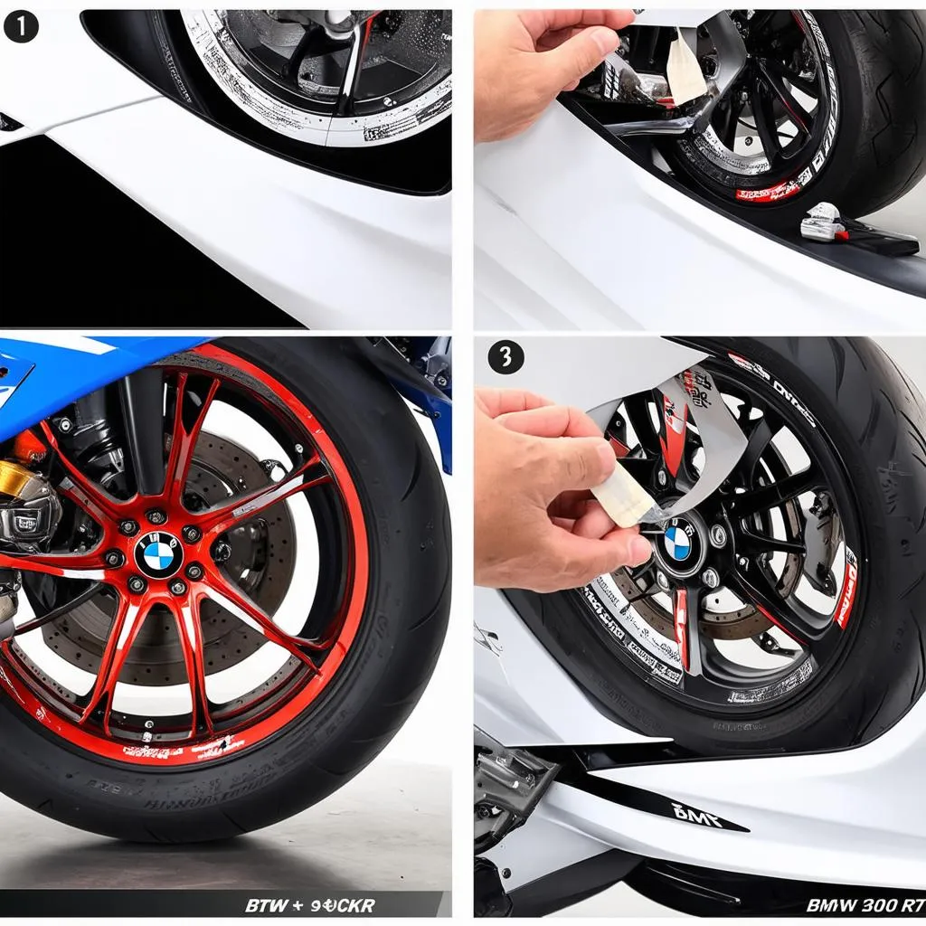 Wheel Sticker Installation