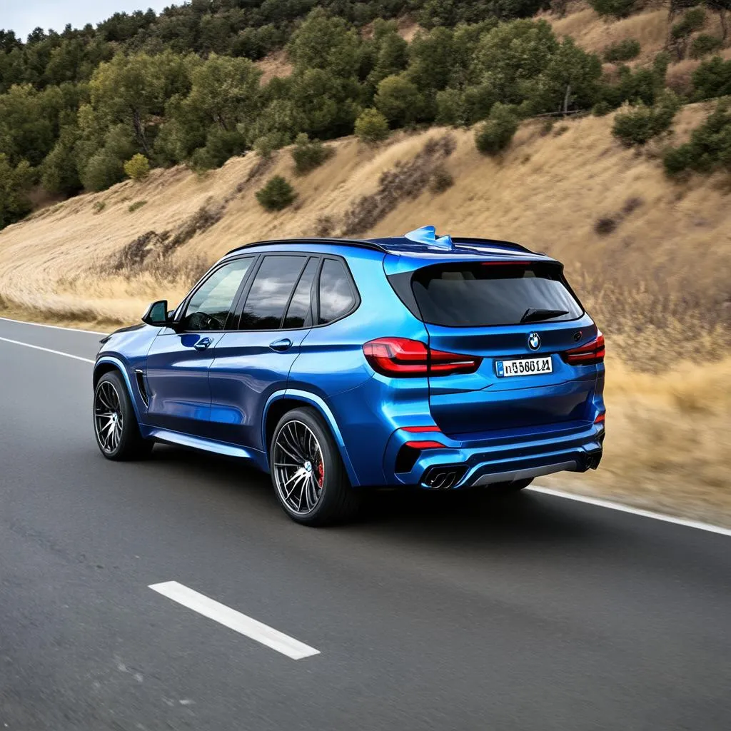 bmw x5 m driving