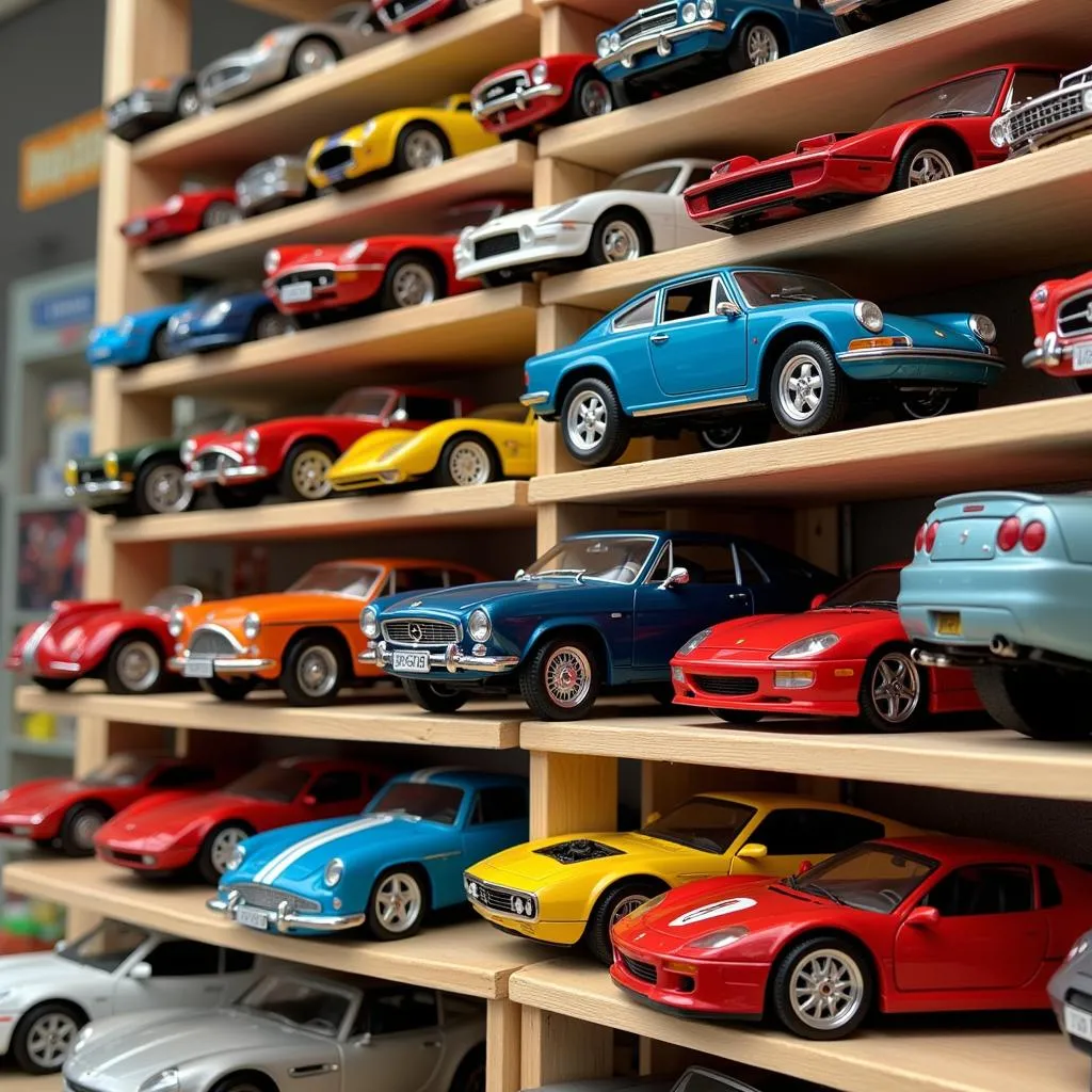 Diverse 1/144 Scale Car Collection