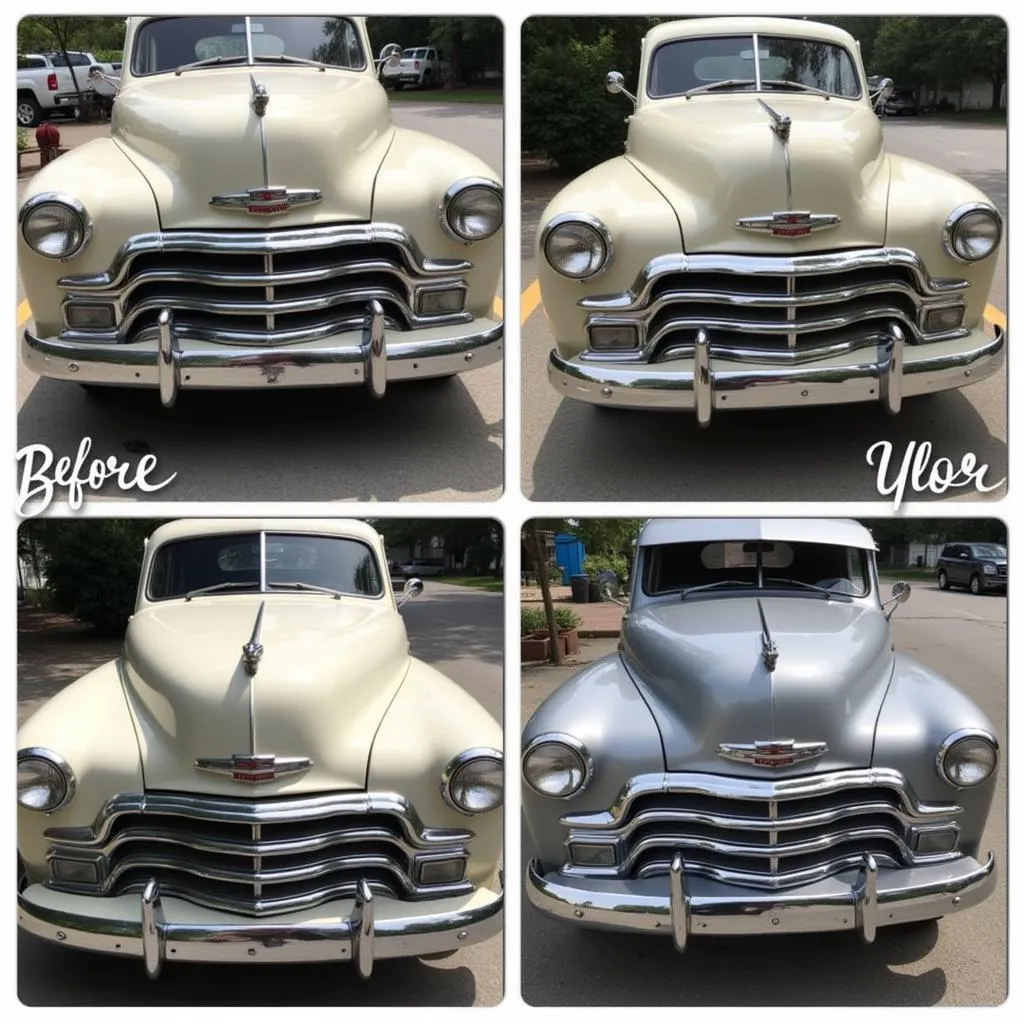 Restoring a 1950 Chevy Car Grill