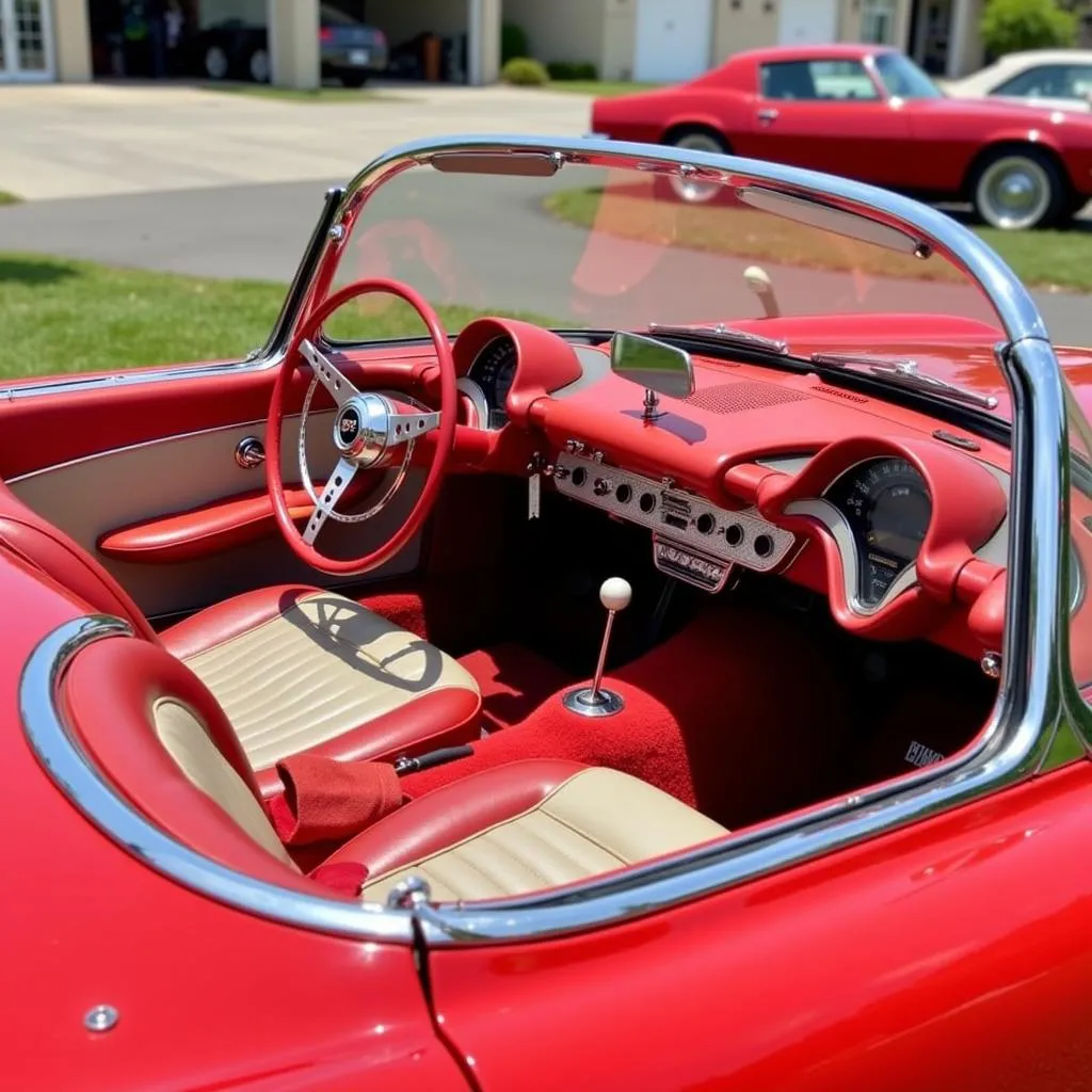 1957 Chevy Corvette Interior