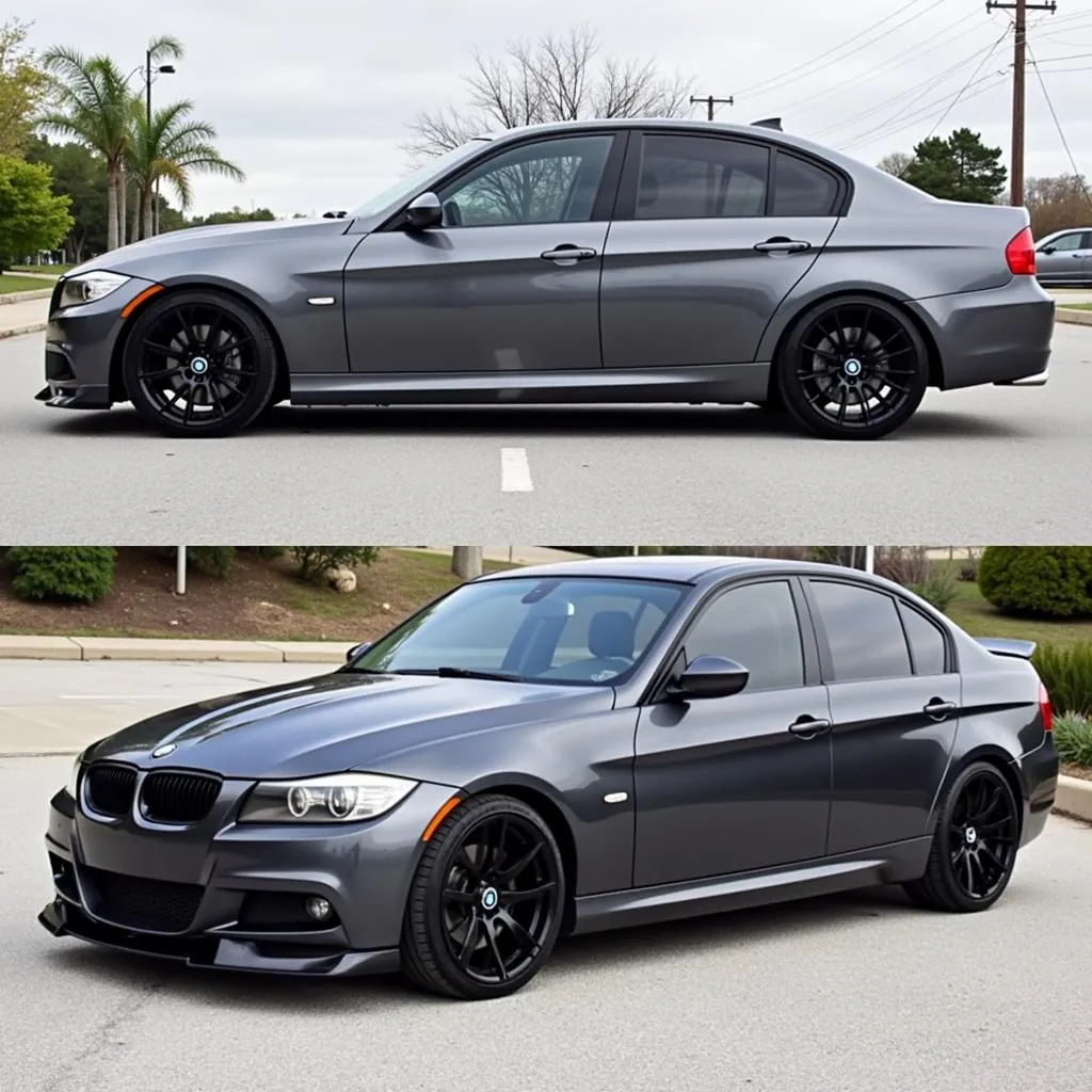 2011 BMW 328i with a sporty body kit