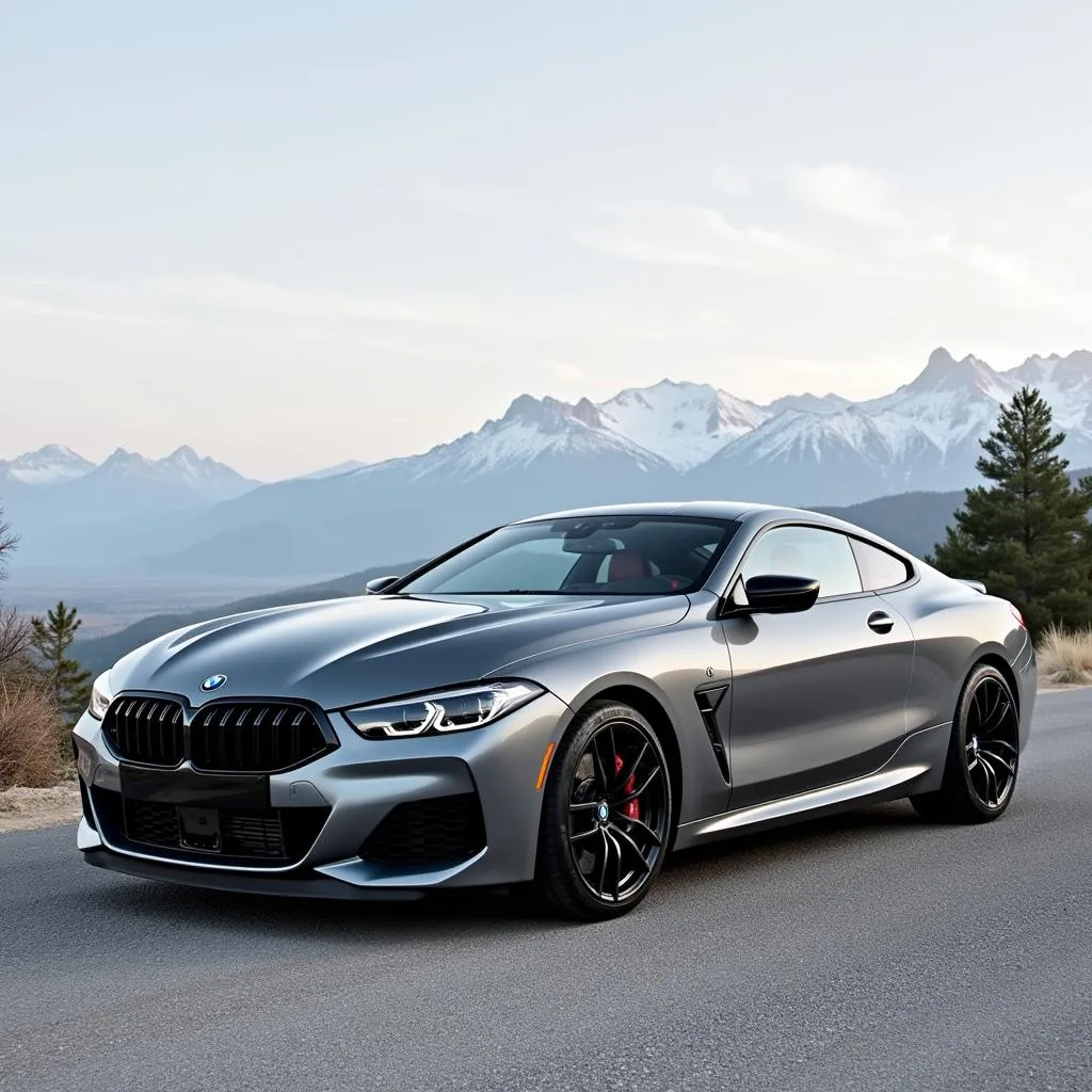 Sleek Exterior of the 2021 BMW M8 Gran Coupe Competition