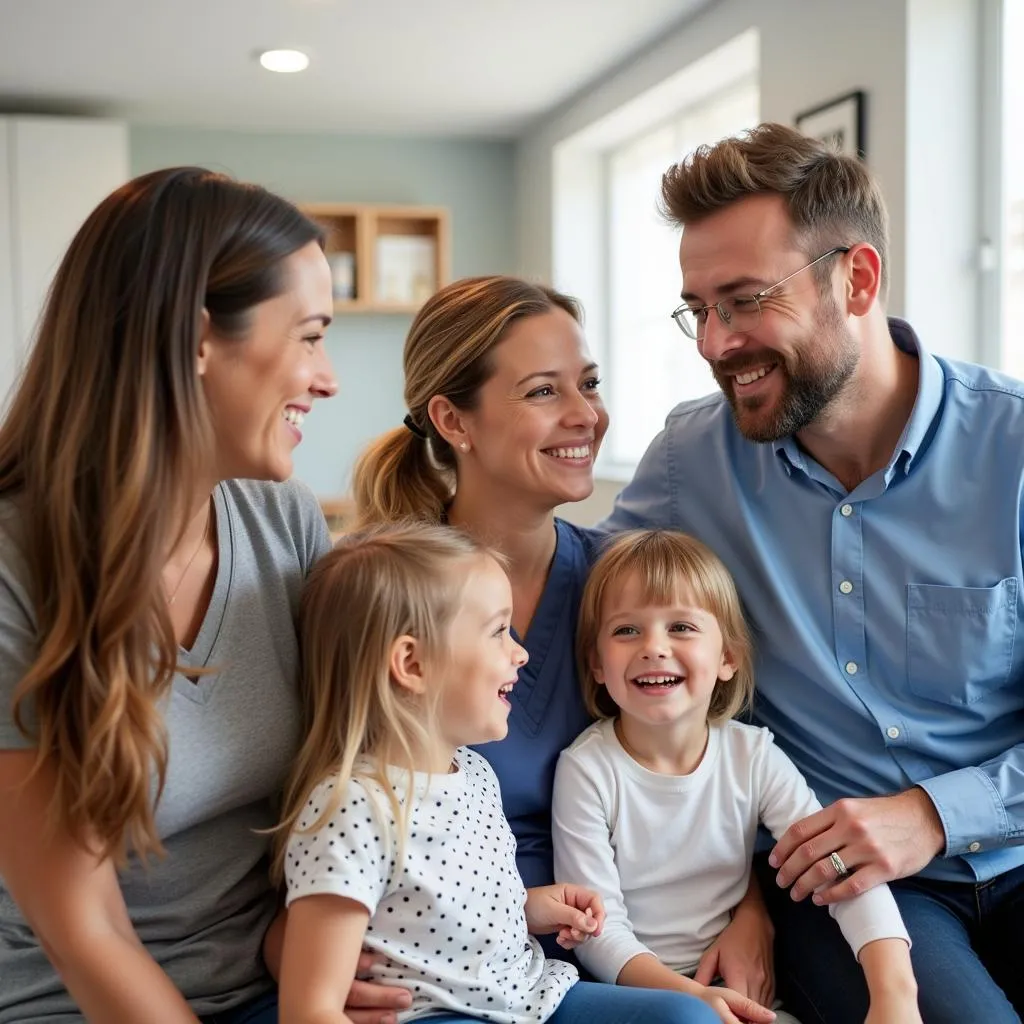 Family Receiving Care at Academic Primary Care Associates