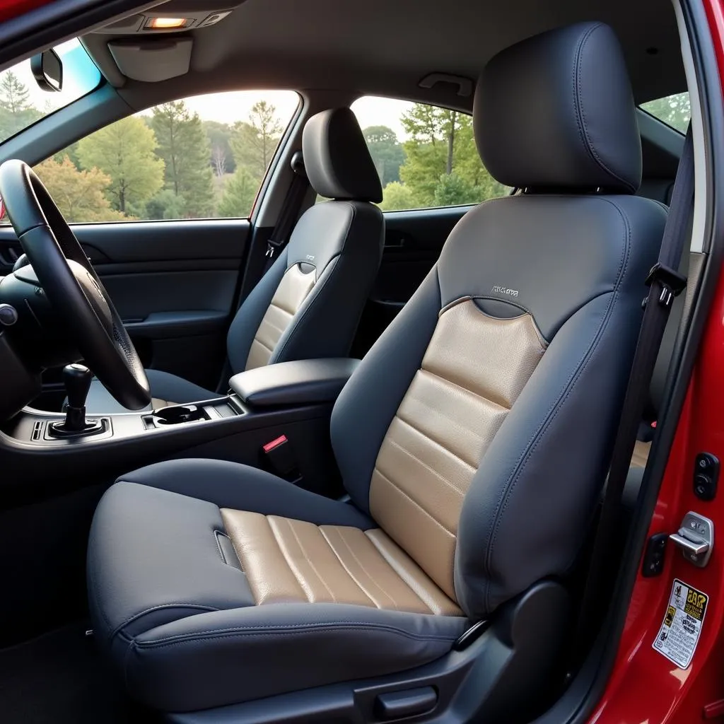 Acura Integra Interior with Custom Seat Covers