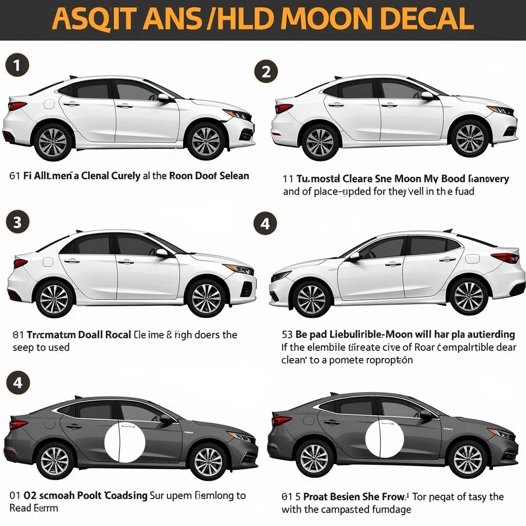 Applying a Moon Decal on a Car