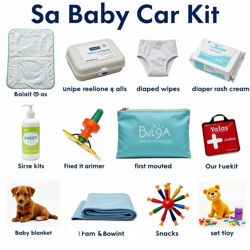 Essential Items in a Baby Car Kit