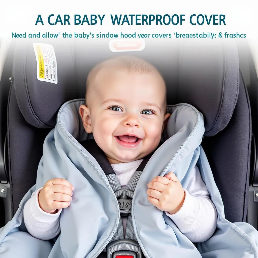 Baby in Car Seat with Cover