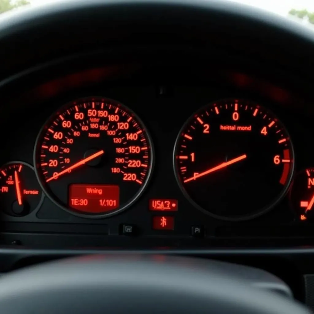 BMW 325i Dashboard Warning Lights Illuminated