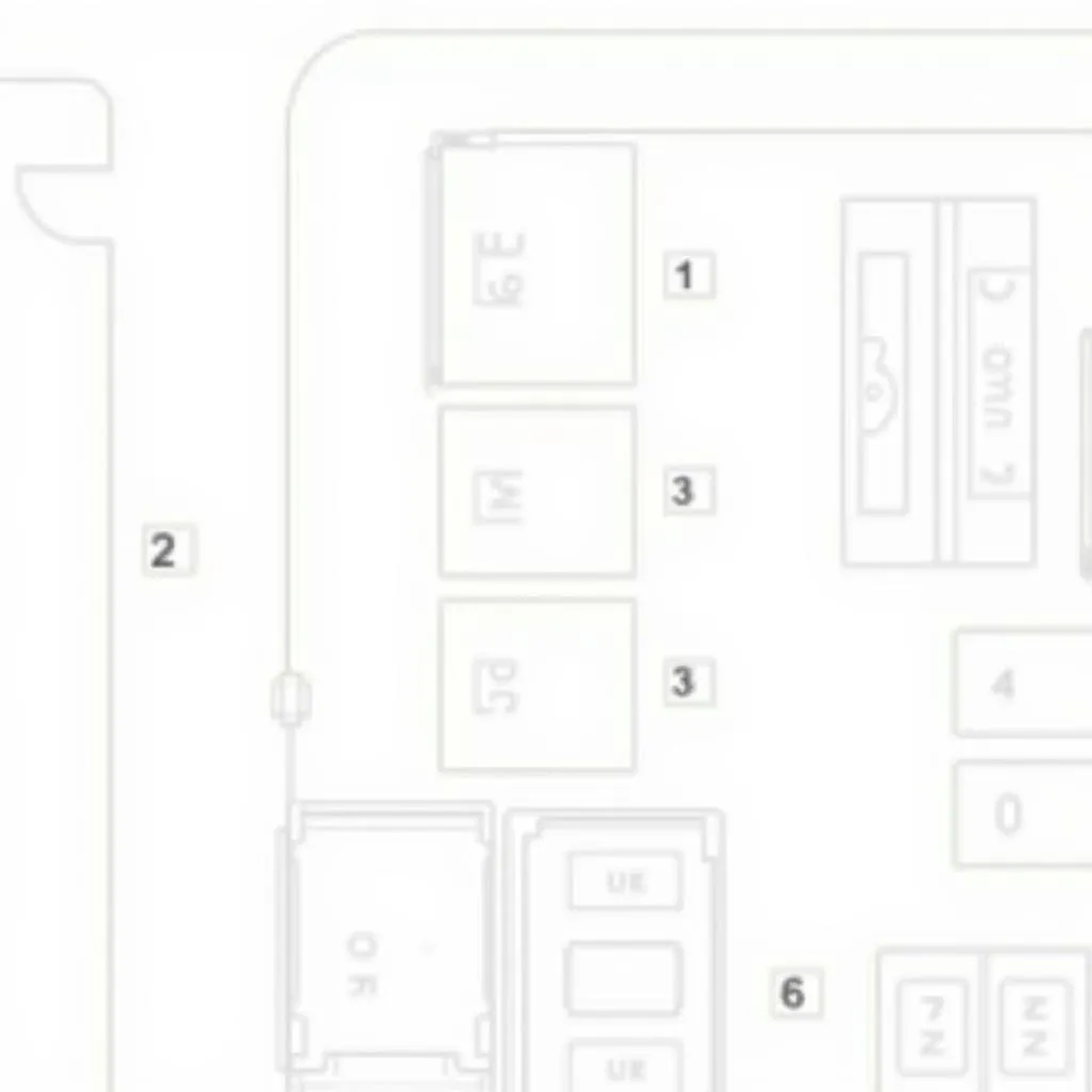 BMW 325i fuse box diagram with highlighted headlight fuse