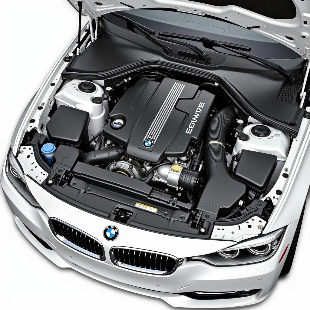 BMW 328xi Engine Bay