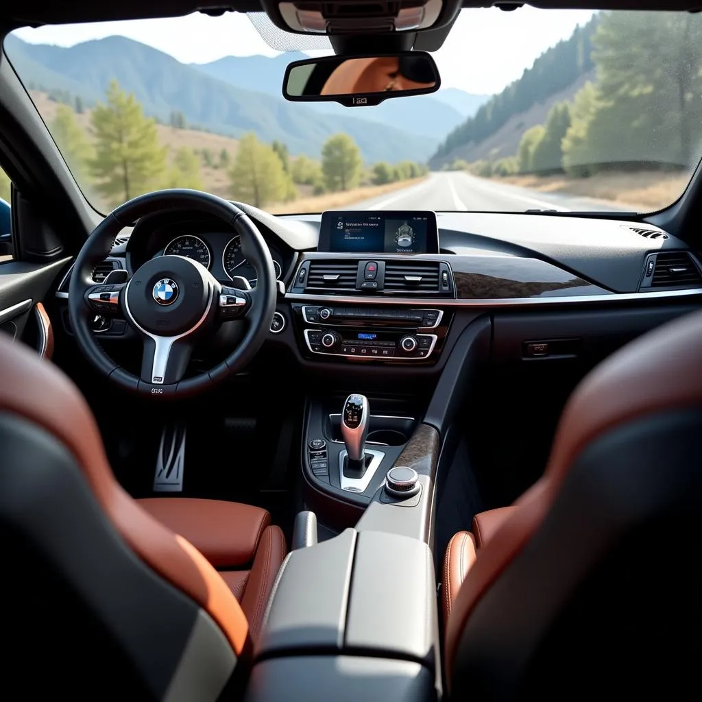 Luxurious Interior of a BMW 4 Series