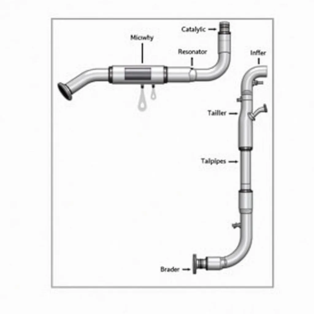 BMW 428i Exhaust System Diagram