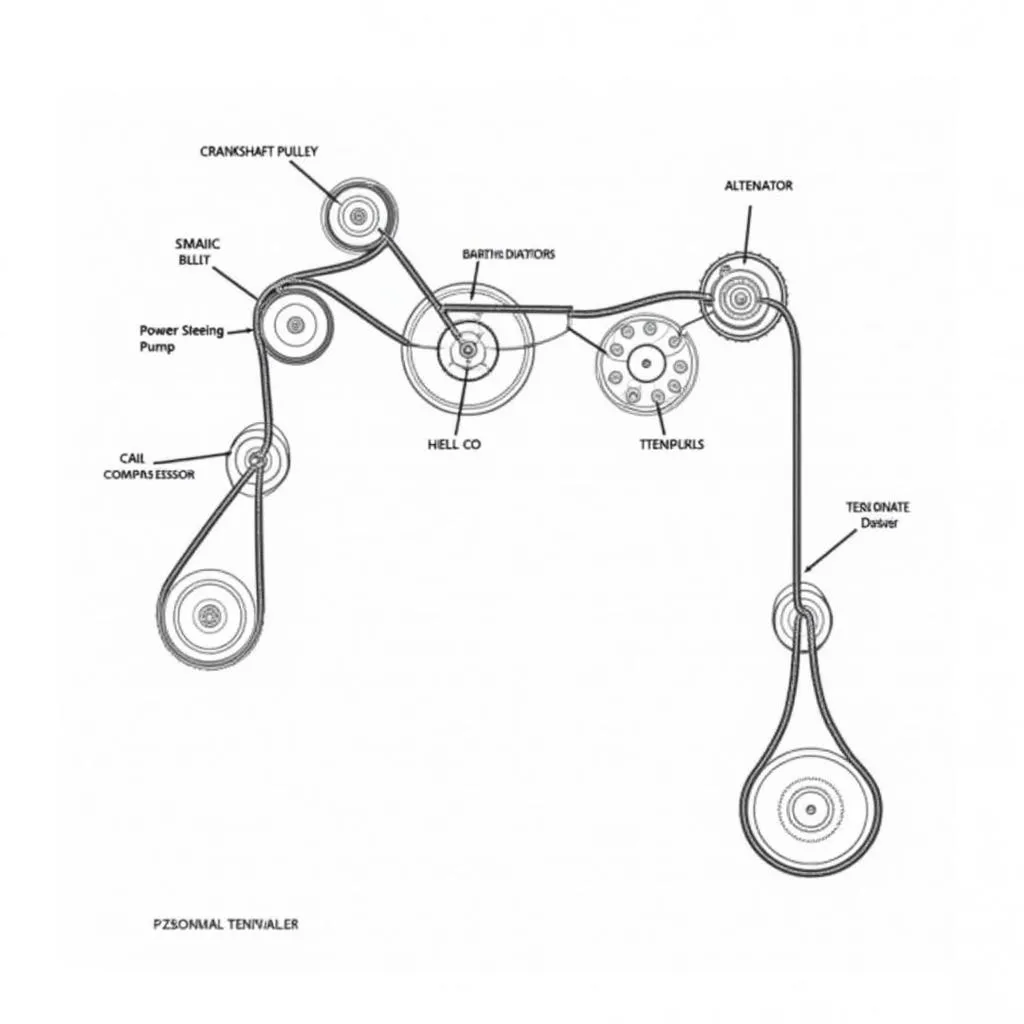 BMW 528i Serpentine Belt Diagram