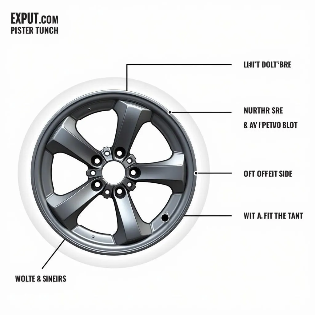 BMW 750i rim size diagram