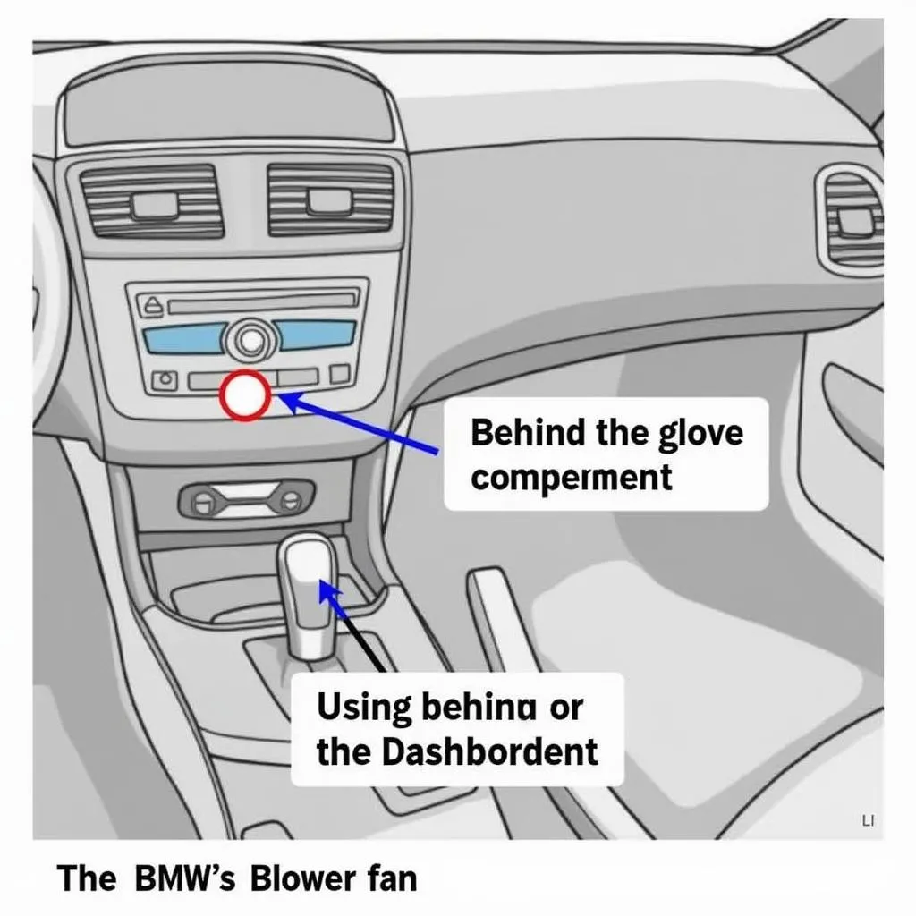 BMW Blower Fan Location