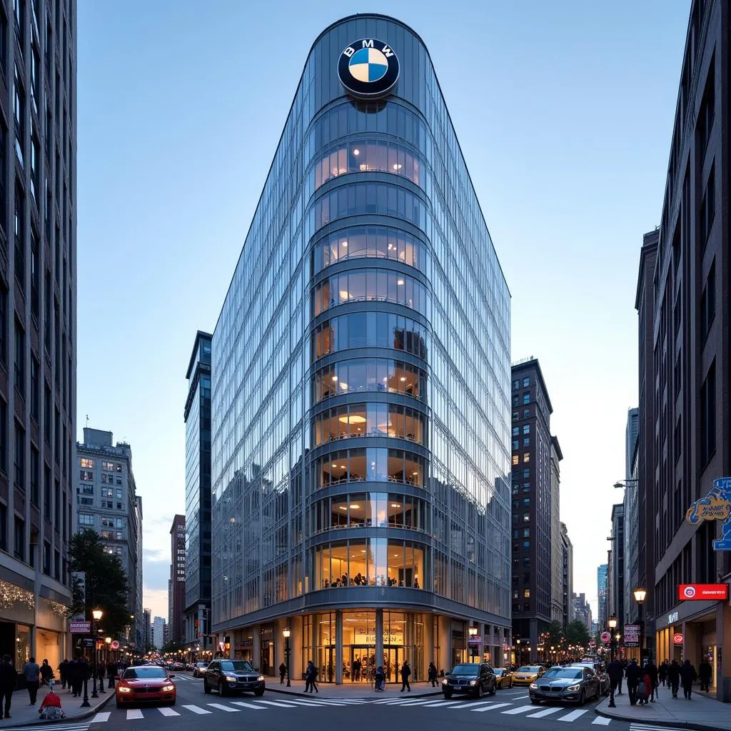 BMW Building New York exterior view