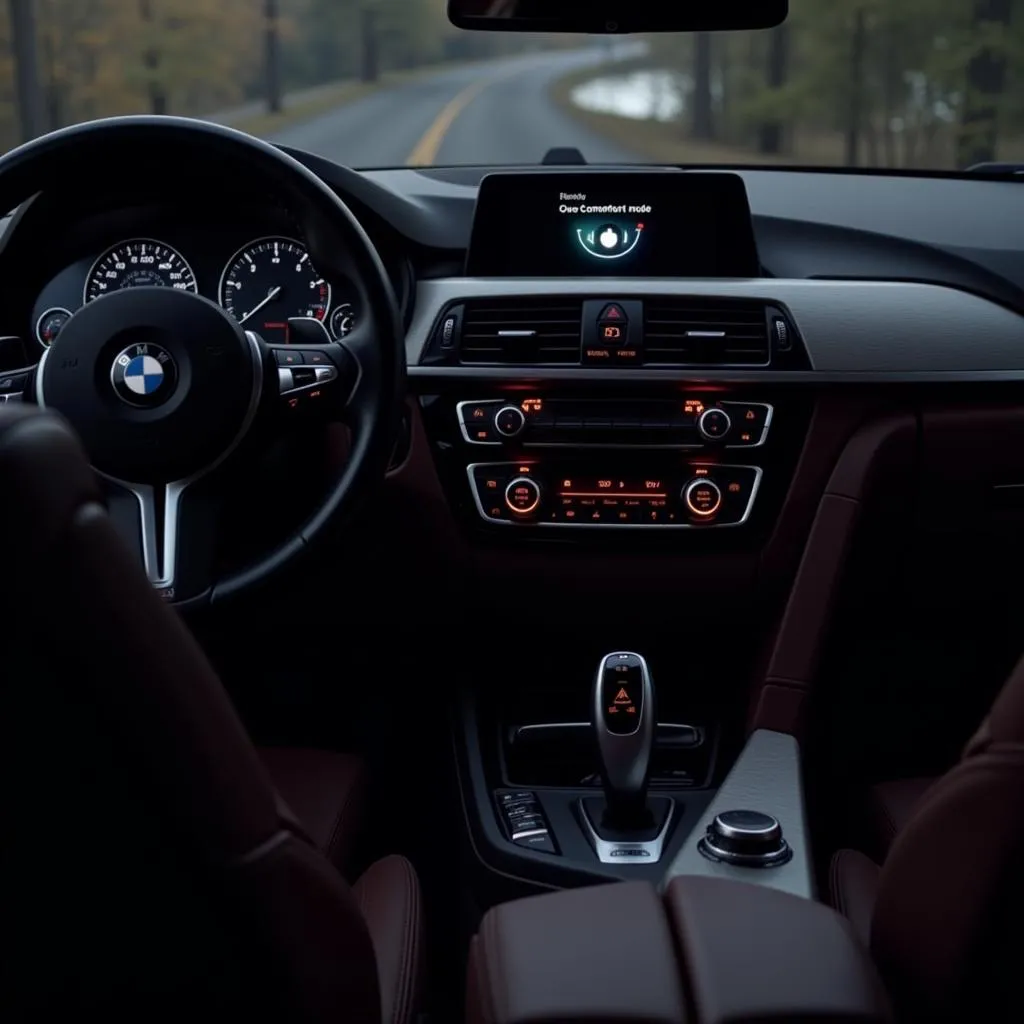 BMW Comfort Mode Dashboard