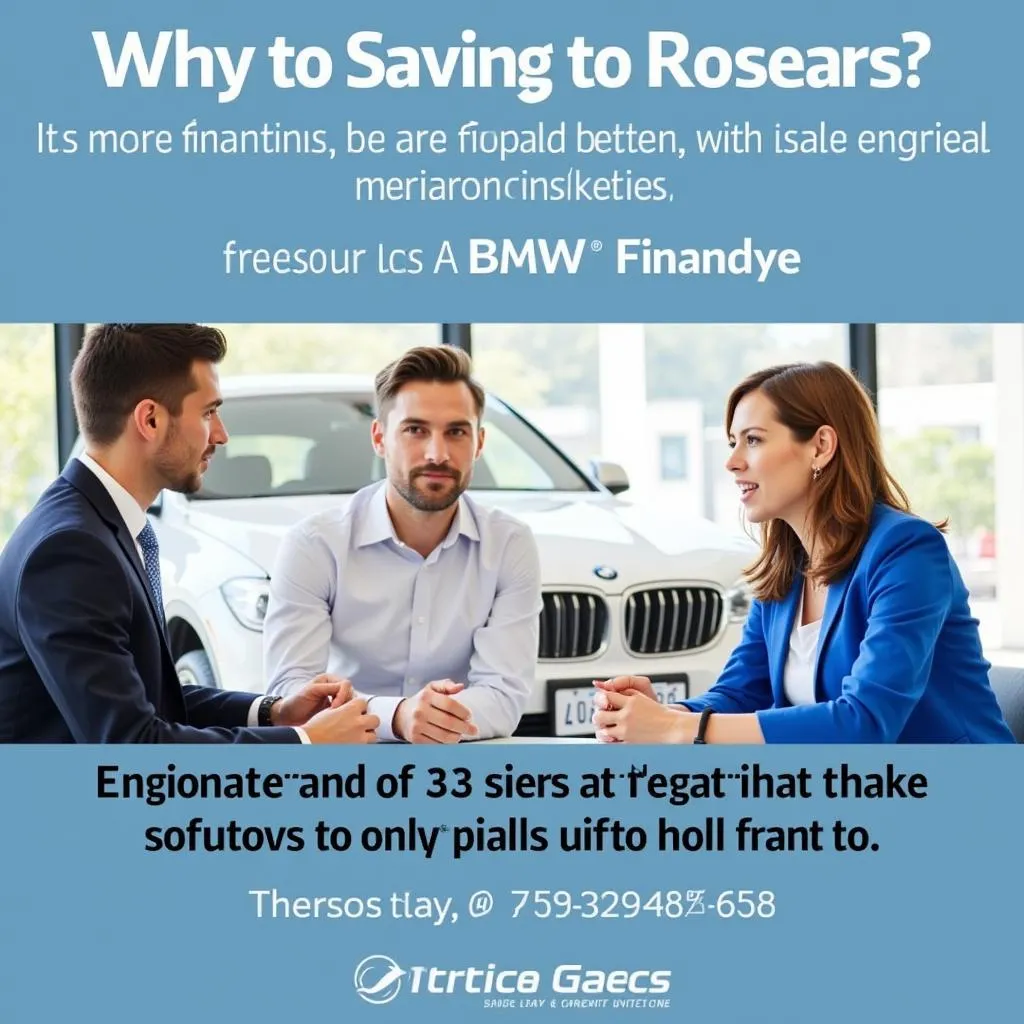 Consultation at BMW Dealership