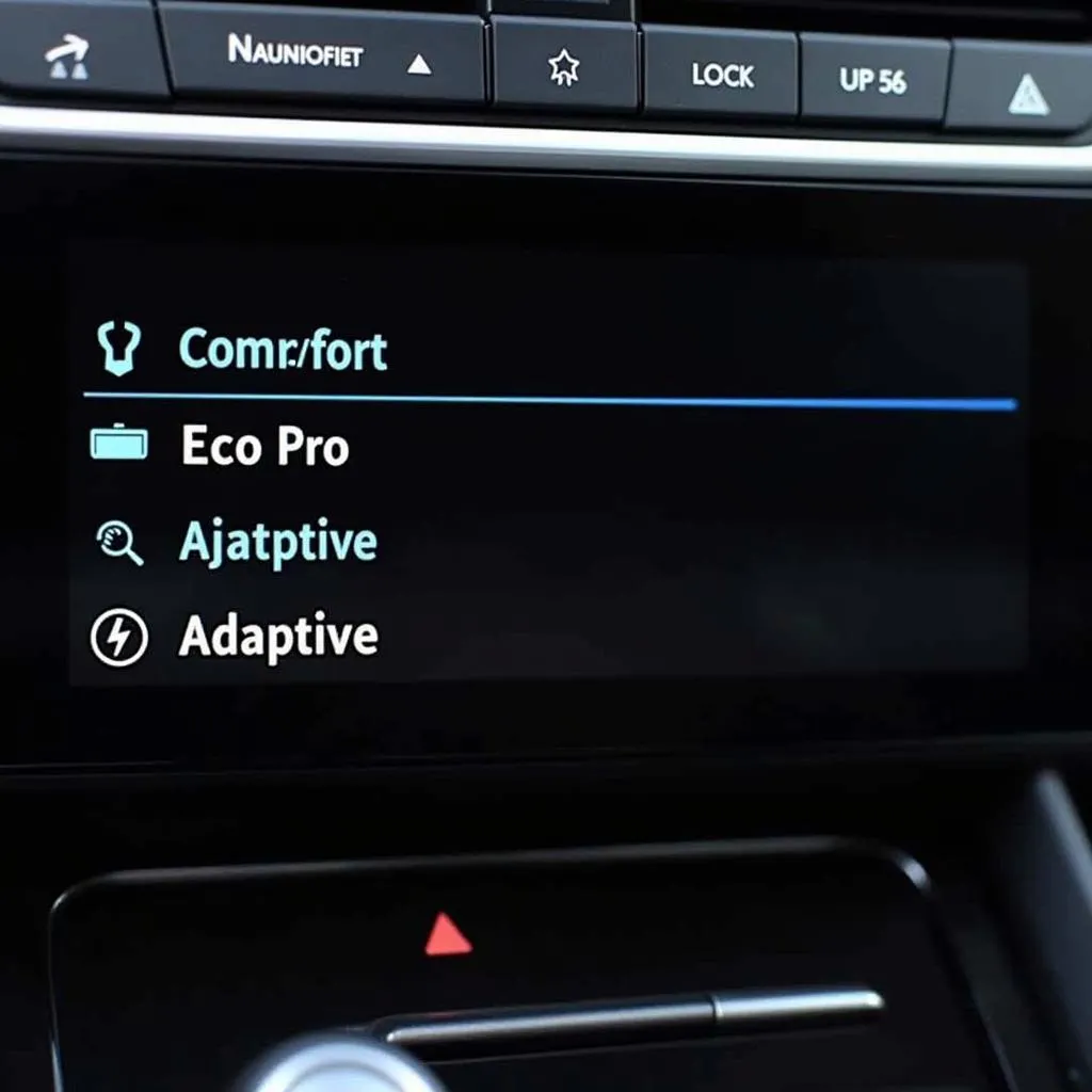 BMW Driving Mode Selector