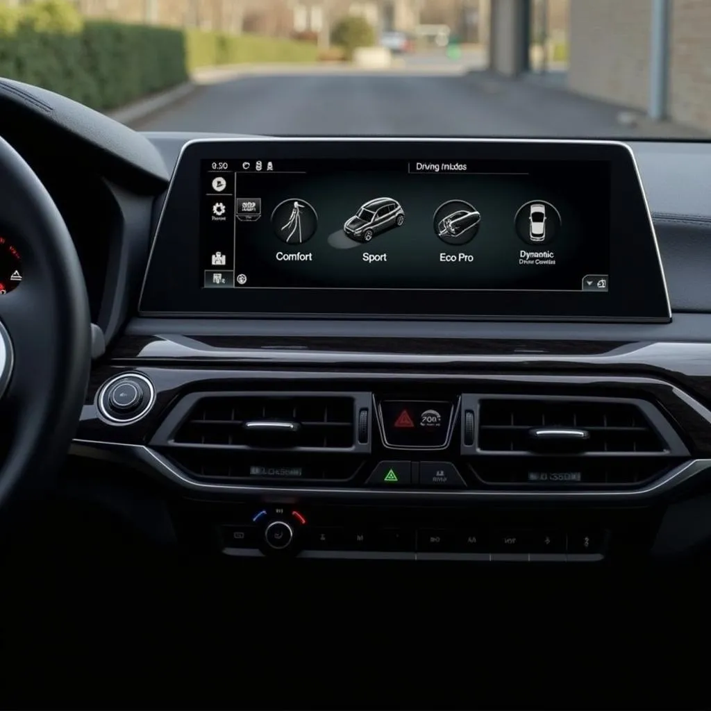 BMW Dynamic Driving Control Interface