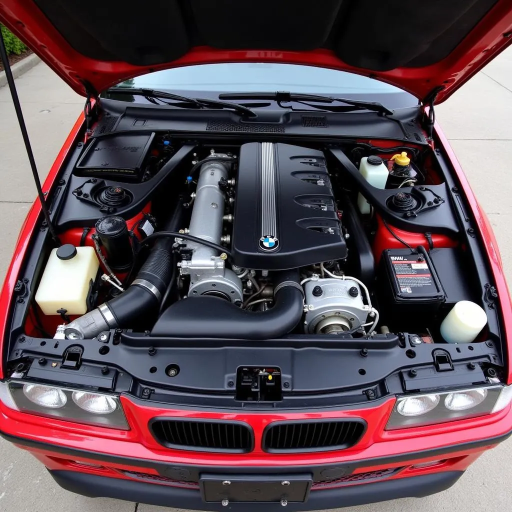 BMW E36 Engine Bay